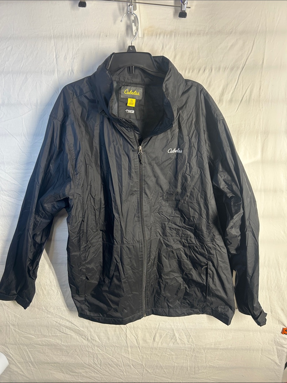 Cabela's Black Men's Packable Rain Jacket